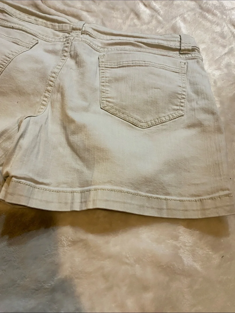 Faded Glory Classic Stretch Comfort Denim Casual Shorts Size [Insert Size]